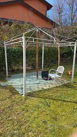 Gazebo giardino completo