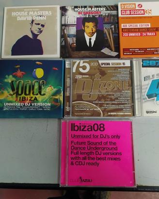 Lotto cd musica house per dj anni 2000/2012