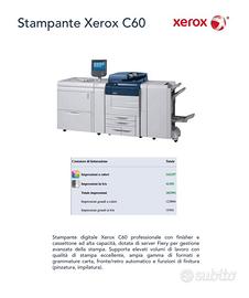 Stampante Xerox C60 con Fiery a e Finisher