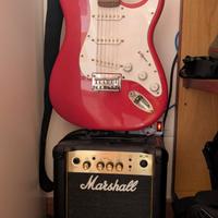 Chitarra Squier by fender + Ampli