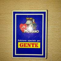 Mazzo di carte francesi blu poker modiano ed gente