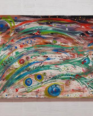 W l'Arte, dipinto astratto 50x70