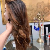 Wig cucita a mano attaccatura realistica