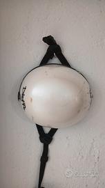 Elmetto moto bianco tg.L