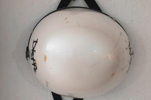 Elmetto moto bianco tg.L