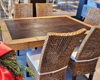 Tavolo Massiccio In Bambu’