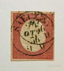 Antichi Stati Sardegna.C.40 Annullato Saluzzo.