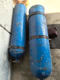 Bombole metano usate azzurre