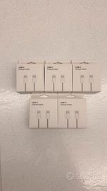Lotto 5 Cavi USB-C a USB-C 1m Intrecciati 60w Nuov