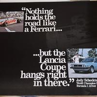 Depliant brochure Lancia Beta coupé versione usa