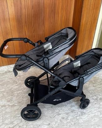 Passeggino Gemellare Hauck Atlantic Twin + Ovetti 