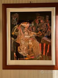 Serigrafia Ugo Attardi ‘ predicazioni tra immagini