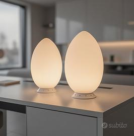 Fontana Arte coppia lampade UOVO