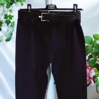 Pantaloni donna neri eleganti Artigli + cintura