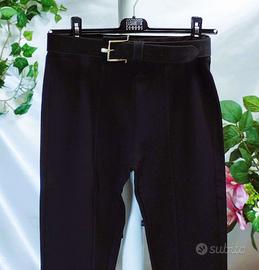 Pantaloni donna neri eleganti Artigli + cintura