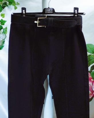 Pantaloni donna neri eleganti Artigli + cintura