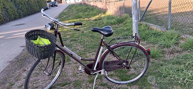 bicicletta da donna con I freni a bacchetta 