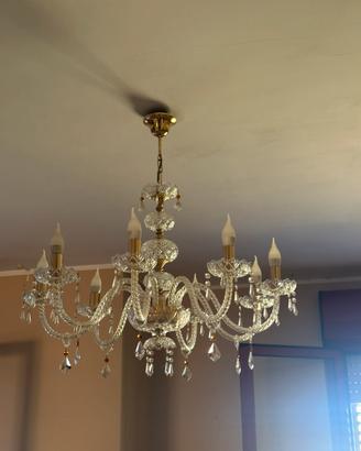 Lampadario in cristallo