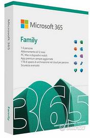 Microsoft 365 Family - 1 Utente