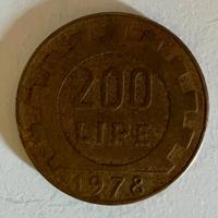 moneta da 200 lire del 1978
