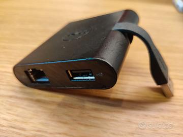 Docking Station Dell DA200 USB-A – VGA/HDMI/Ethern