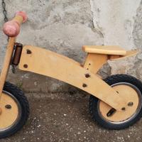 Bici da bambino in legno