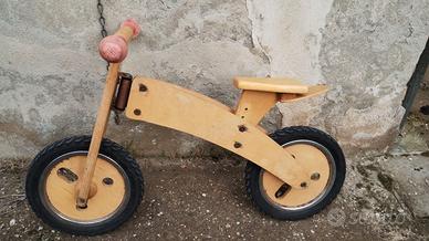 Bici da bambino in legno