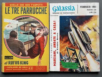 Romanzi Vintage. Giallo + Sci-fi.