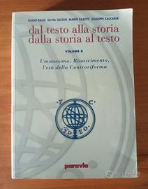 Dal testo alla storia dalla storia al testo Vol. B