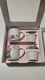 Set 2 tazze da tisana con infusore – nuovo