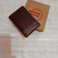 Portafoglio Carrera Jeans Originale in Vera Pelle 