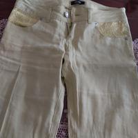 pantalone donna versace