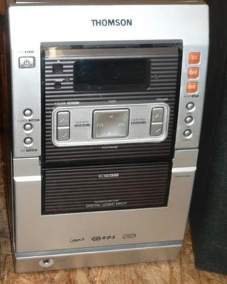 stereo Thomson con casse Kenwood perfetto 