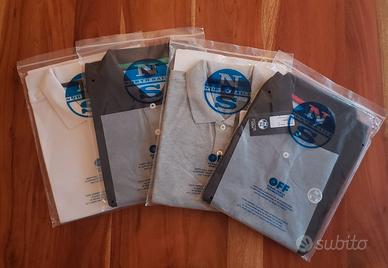 Polo North Sails set 4 pezzi taglia XL