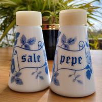 Set sale e pepe vintage anni 70 arcopal shabby