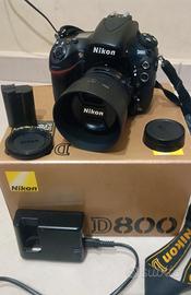 Nikon d800 + obiettivo af s 50 mm 1.8 G 