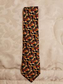 Gucci Cravatta originale 100% seta 
