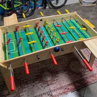 calcetto balilla in legno