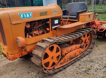 Trattore cingolato Fiat 312C - fresa - aratro
