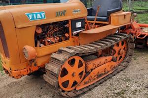 Trattore cingolato Fiat 312C - fresa - aratro