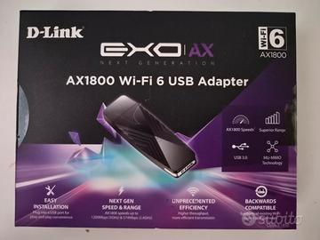 Chiavetta D-Link Adapter WiFi 6 AX1800