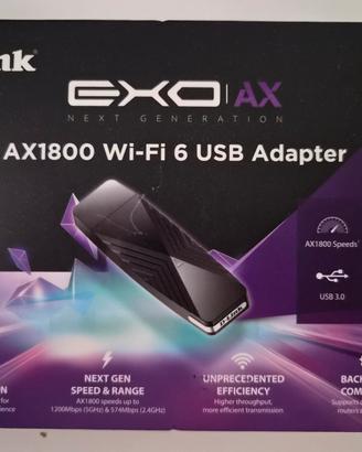 Chiavetta D-Link Adapter WiFi 6 AX1800