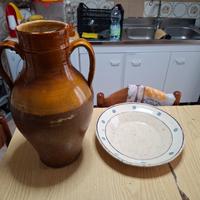piatto e brocca antico