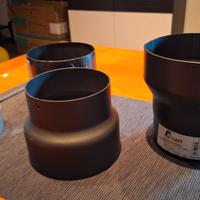 Raccordi per stufa a legna.