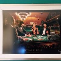 Quadro stampa d'arte Royal flush