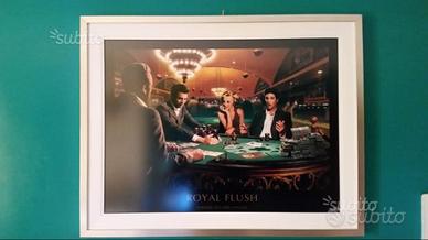 Quadro stampa d'arte Royal flush