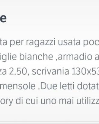 camera per ragazzi/e