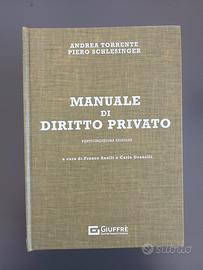 Manuale di diritto privato - Andrea Torrente