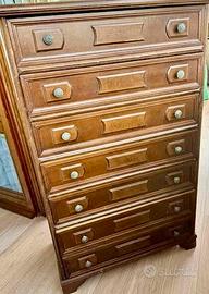 Cassettiera settimino legno classico antico