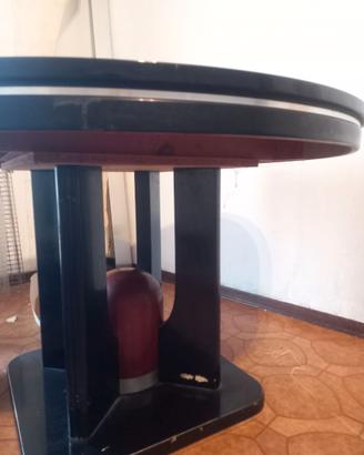 Tavolo rotondo vintage allungabile